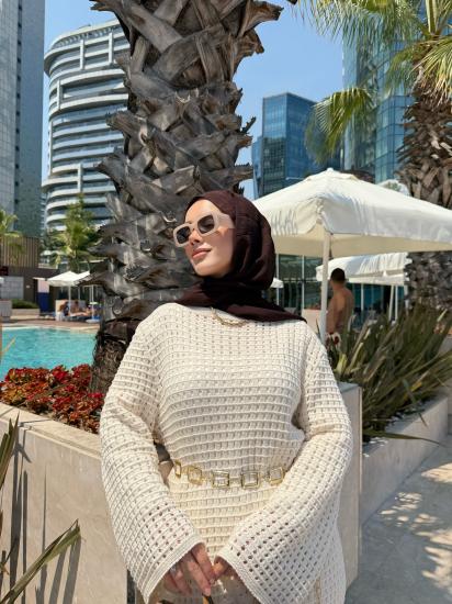 BEJ AJUR ELBİSE 2111