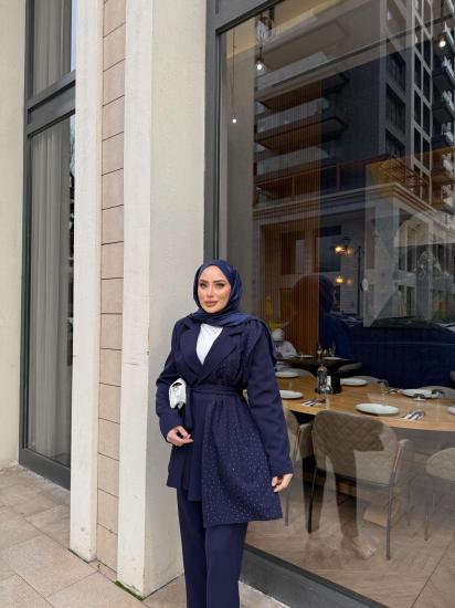 LACİVERT  KBR CEKET TAKIM 4461