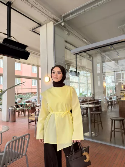 SARI LATTE GÖMLEK 6102