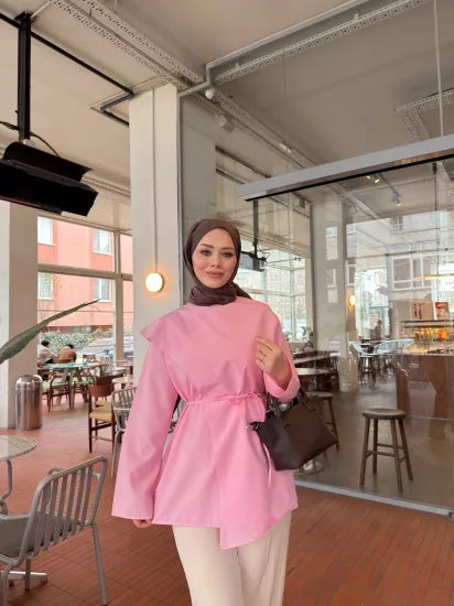 PEMBE LATTE GÖMLEK 6102