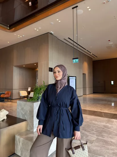 LACİVERT  RUBY GÖMLEK 6150