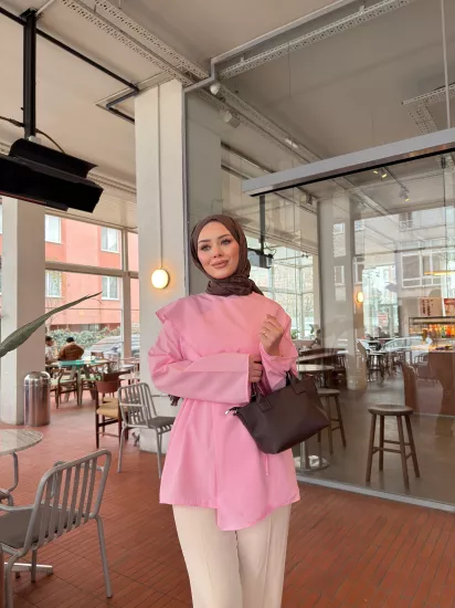 PEMBE LATTE GÖMLEK 6102
