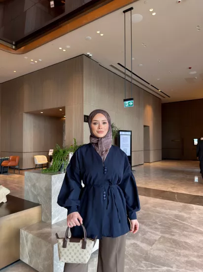 LACİVERT  RUBY GÖMLEK 6150
