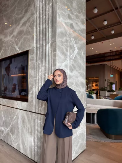 LACİVERT   LORA CEKET  6148