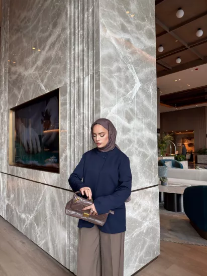 LACİVERT   LORA CEKET  6148