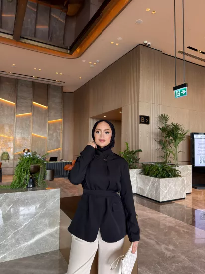 SİYAH  LORA CEKET  6148