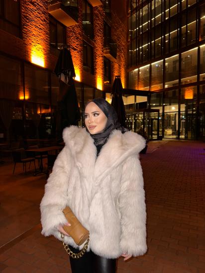 Bej Astarlı Kürk 1111 