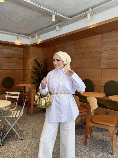 BEYAZ BASIC GÖMLEK 1170