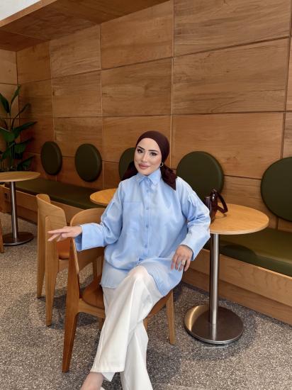 MAVİ BASIC GÖMLEK 1170