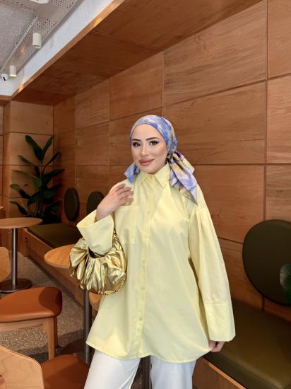 SARI  BASIC GÖMLEK 1170