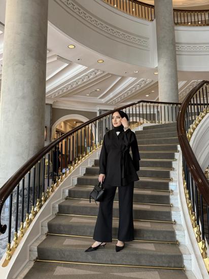 SİYAH VENEZİA BAĞLAMALI  CEKET TAKIM 2009