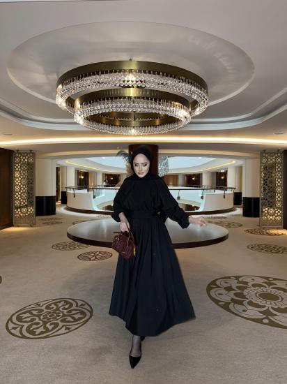 SİYAH PRENSES ELBİSE 2835