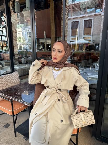 Bej Enza Trençkot  1182