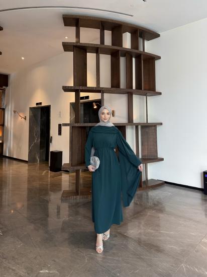 YEŞİL VALERİA ELBİSE 2201