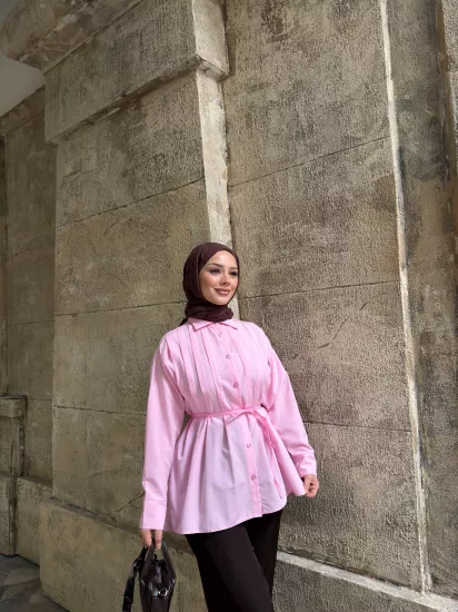 PEMBE﻿﻿ ADEN GÖMLEK 0215