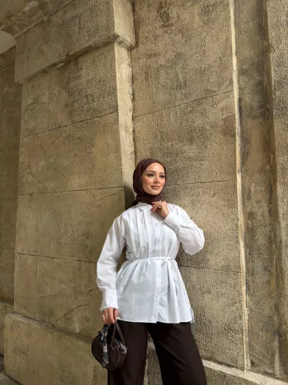 BEYAZ  ADEN GÖMLEK 0215