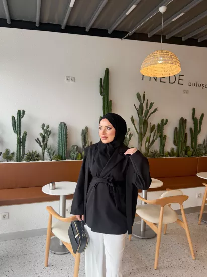 SİYAH  MATCHA CEKET 1133