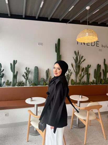 SİYAH MATCHA CEKET 1133