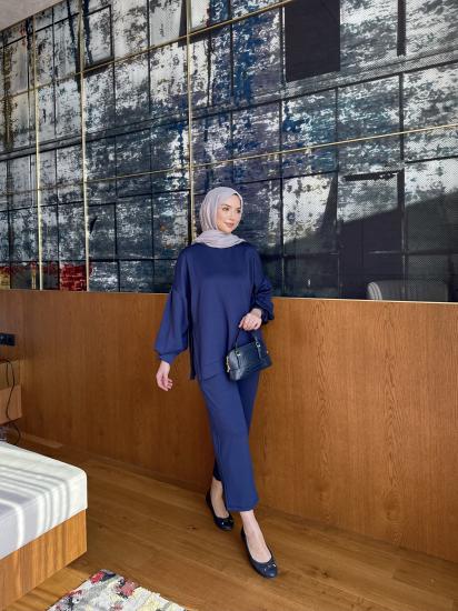 Oysho Lacivert Balon Kol Takım 1105