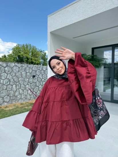 BORDO  LİNA KATKAT GÖMLEK 1160