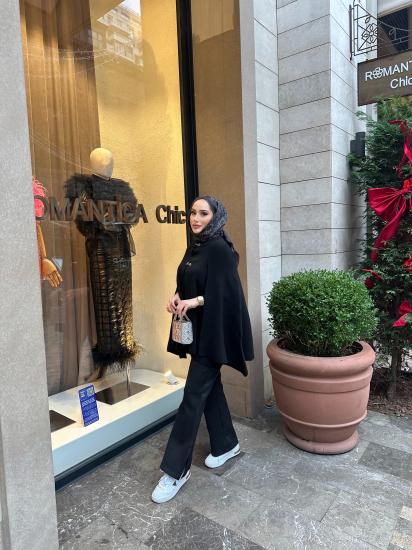 Siyah Zara Kaşmir Ceket 6139