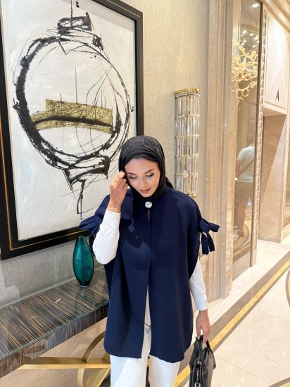 Lacivert Fiyonk Detay Panço 2504