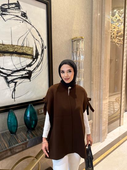 Kahverengi Fiyonk Detay Panço 2504