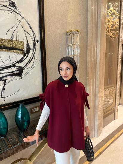 Bordo Fiyonk Detay Panço 2504