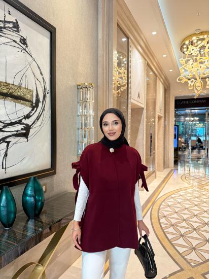 Bordo Fiyonk Detay Panço 2504