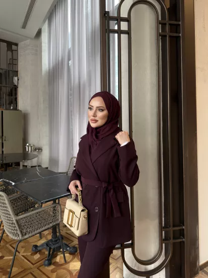 BORDO  ROSE BLAZER TAKIM 1200