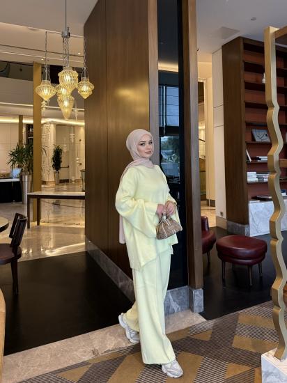 Sarı  Oslo  Triko Takım 2501