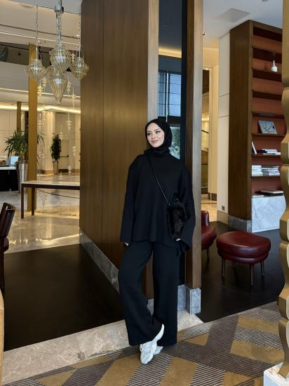 Siyah Oslo  Triko Takım  2501