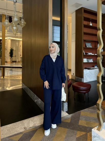 Lacivert Mavera  Triko Takım  2509