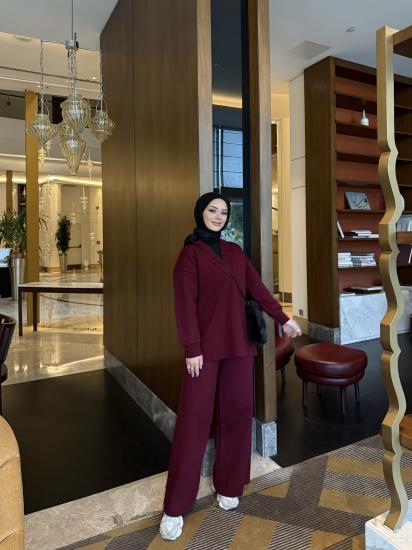 Bordo Mavera  Triko Takım  2509