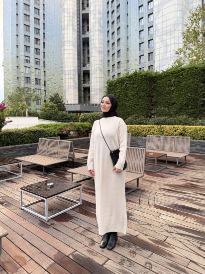 Bej  Blow Triko Elbise