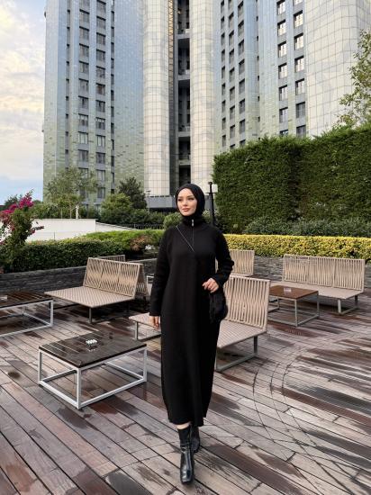 Siyah   Blow Triko Elbise