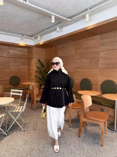 SİYAH BASIC GÖMLEK 1170