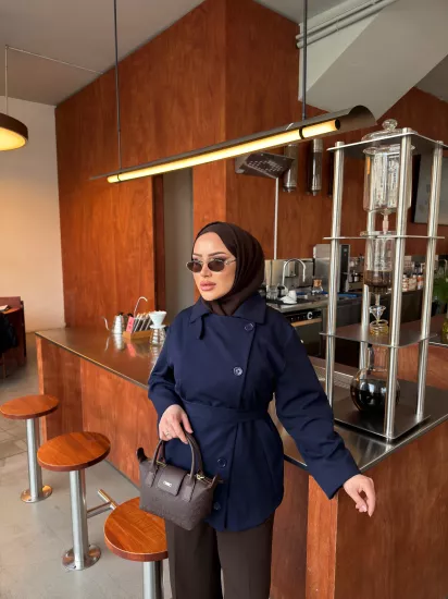 LACİVERT ROYAL CEKET  6149