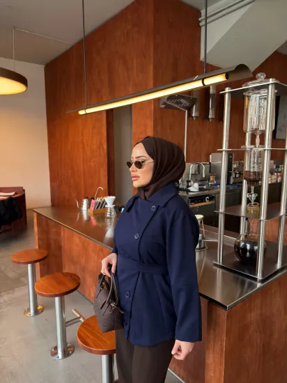 LACİVERT ROYAL CEKET  6149