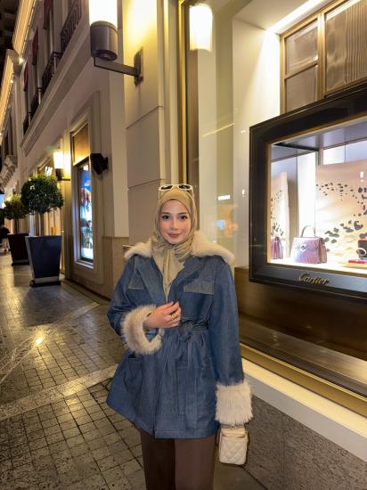 Jade Kürklü Kot Ceket  198