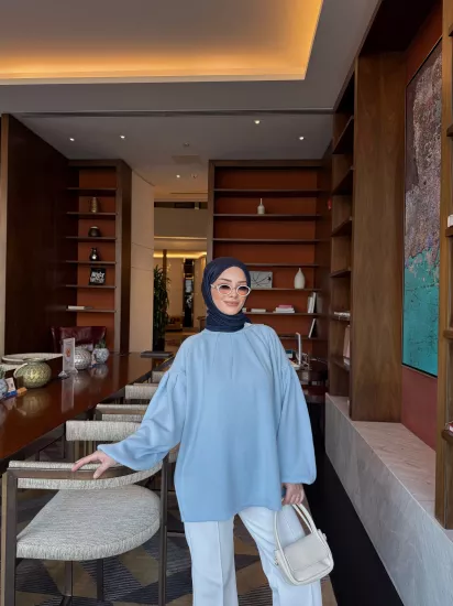 MAVİ ELSE TRİKO  KAZAK 2512