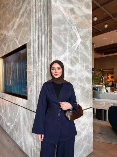 LACİVERT GOLDEN  CEKET  0216