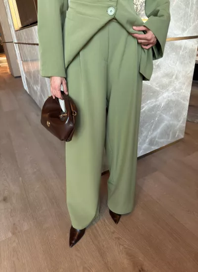 HAKİ  PALOZZO PANTOLON 0221