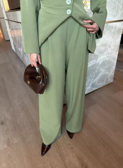 HAKİ  PALOZZO PANTOLON 0221