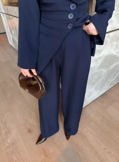 LACİVERT  PALOZZO PANTOLON 0221