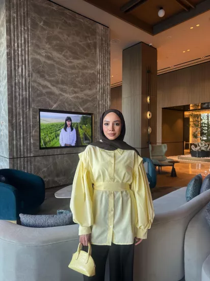 SARI ELİZA GÖMLEK 6103