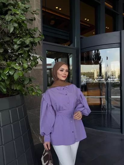 LİLA  ELİZA GÖMLEK 6103