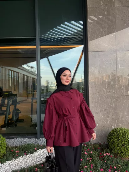 BORDO ELİZA GÖMLEK 6103