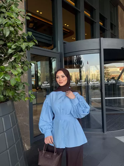 MAVİ  ELİZA GÖMLEK 6103