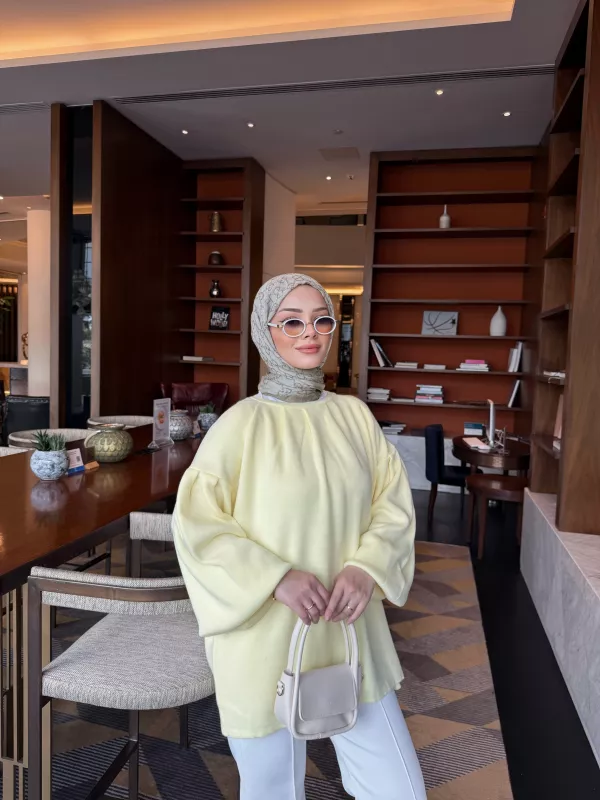 SARI  ELSE TRİKO  KAZAK 2512